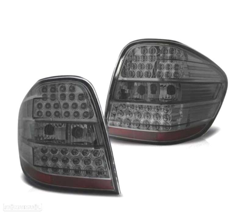 FAROLINS TRASEIROS LED MERCEDES ML W164 05-08 ESCURECIDOS - 1