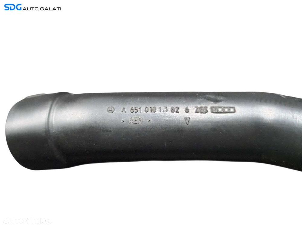 Conducta Furtun Tubulatura Aer Epurator Mercedes Clasa C Class W204 2.2 CDI 2007 - 2014 Cod A6510101382 [N2619] - 7