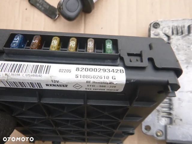 ZESTAW STARTOWY KOMPUTER STACYJKA CZYTNIK BSI RENAULT SCENIC I LIFT 1.9 DCI 99-03 - 22