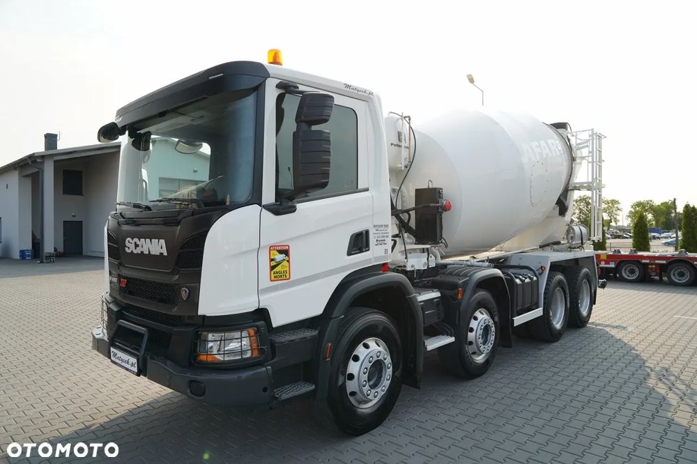 Scania P 410 XT / BETONOMIESZARKA / GRUSZKA / 9 m3 / EURO 6 / ALUFELGI - 4