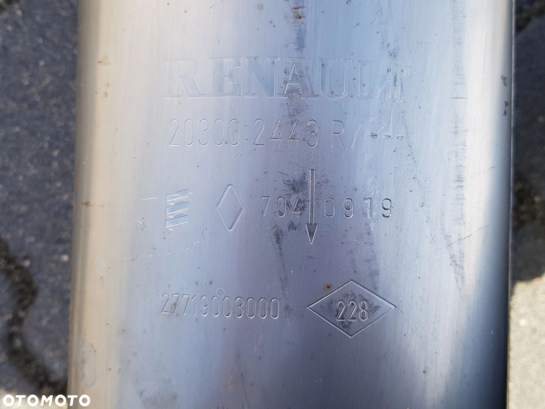 Tłumik wydechowy komplet Renault Talisman 1.3 TCE 203002443R - 5