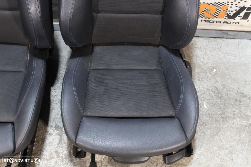 Conjunto De Bancos Bmw 1 (E87)  Bancos Bmw Serie 1 E87 Pack M Pele E T - 3