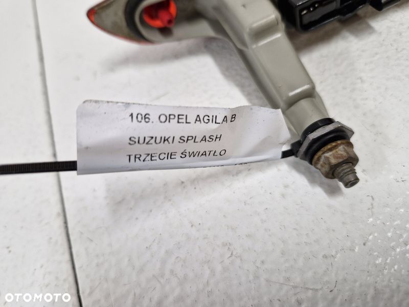 opel agila b suzuki splash trzecie 3 światło stopu 35810-51k0 - 6