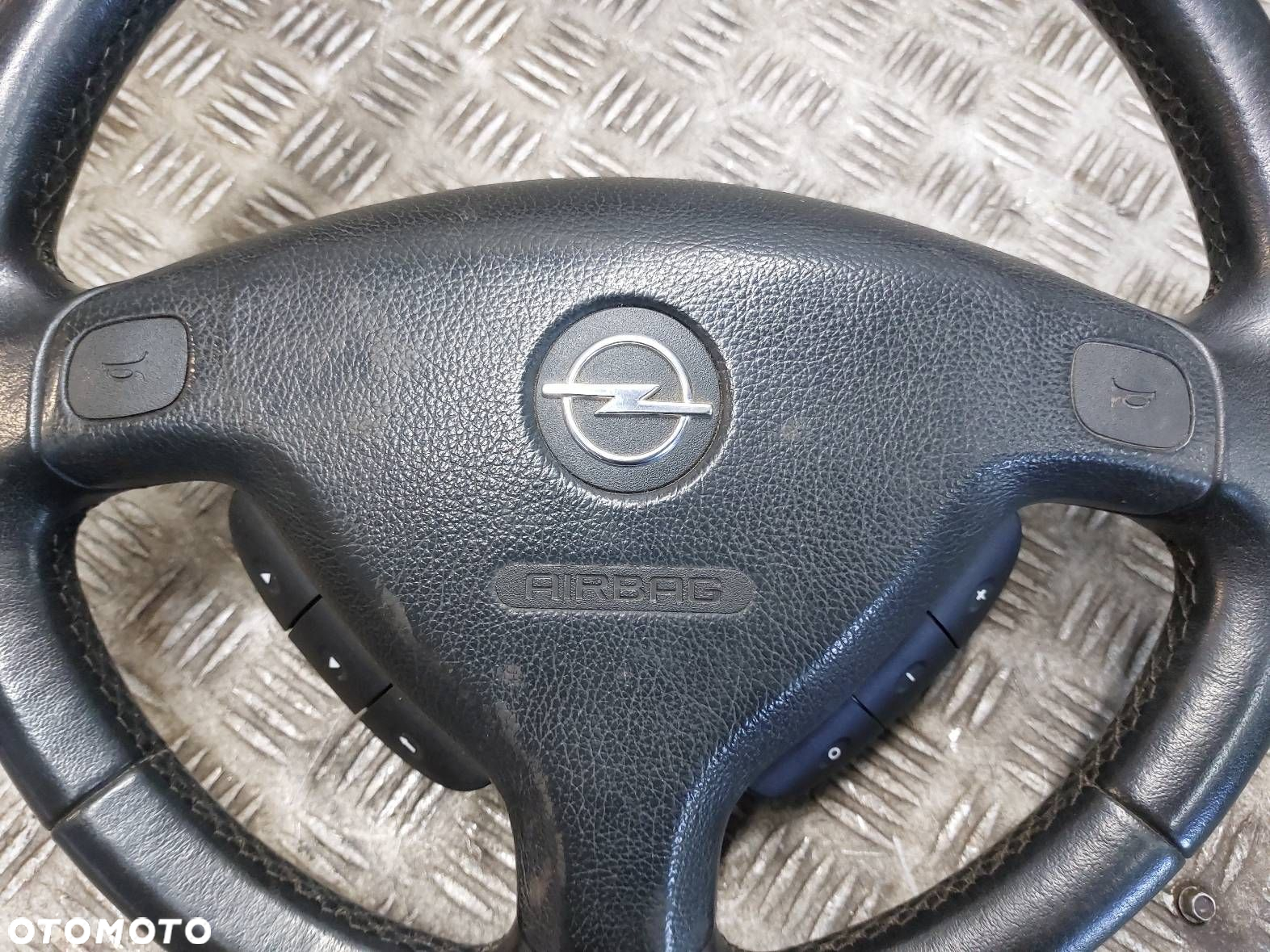 KIEROWNICA MULTIFUNKCJA + PODUSZKA OPEL ASTRA G 13127925 90437285 - 6