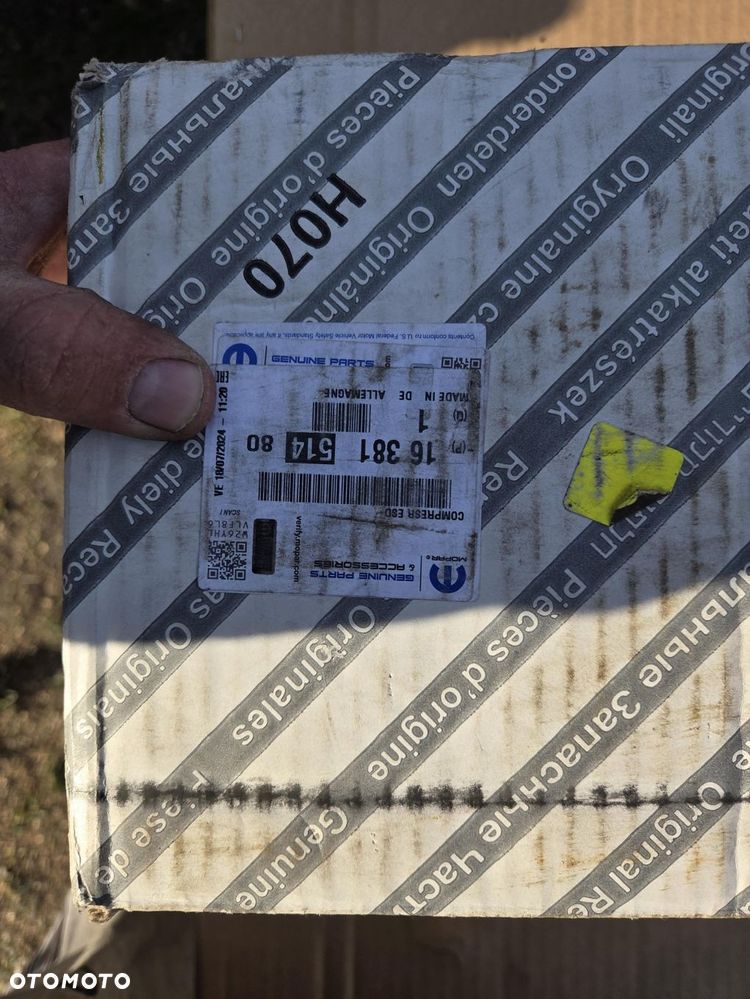 Sprężarka Kompresor Zawieszenia Powietrza Fiat Ducato III Citroën Jumper II Peugeot Boxer II 1638151480 1357253080 - 16