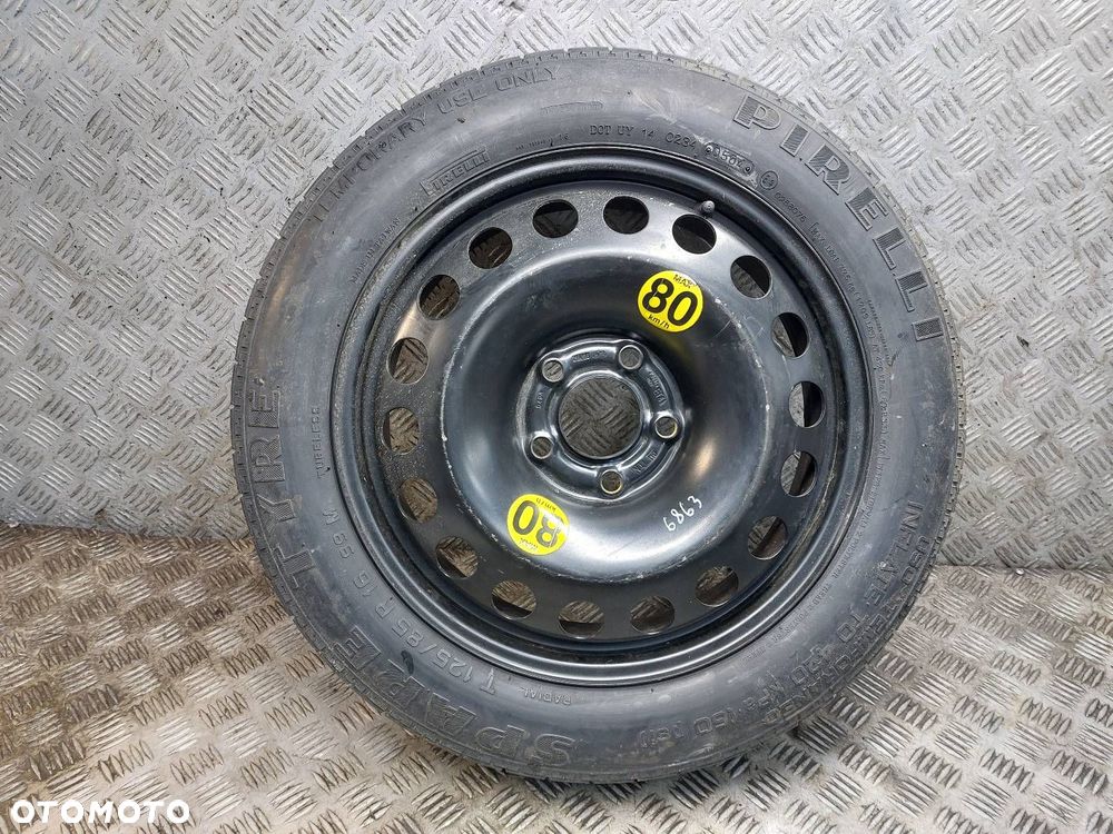 DOJAZDÓWKA 5x110 4Jx16 ET41 FI65,1 125/85R16 2004R PIRELLI SAAB 9-3 II - 1