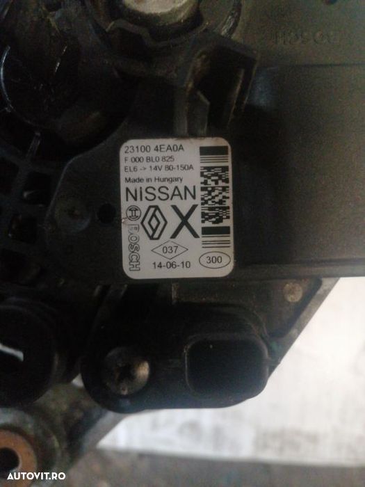 Alternator Renault scenic 4 motor 1.5dci Renault megane 4 motor 1.5 dc - 4