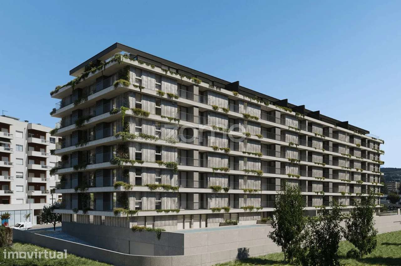 Apartamento T0 Novo | Condomínio Fechado "Acrescentar Residence" - Grande imagem: 4/6