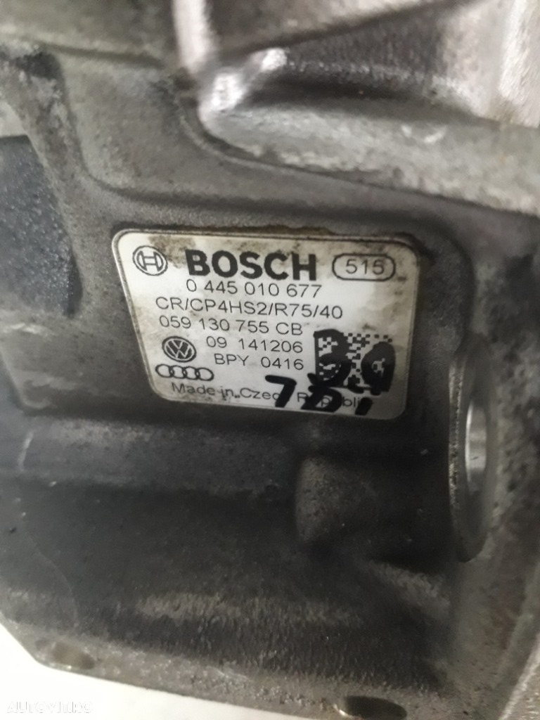 Pompa inalte Audi A4 8K, A5, A6 A7 4G, A8 4H, Q7 / Touareg 3,0Tdi Cod: 059130755BG 0445010677 - 3
