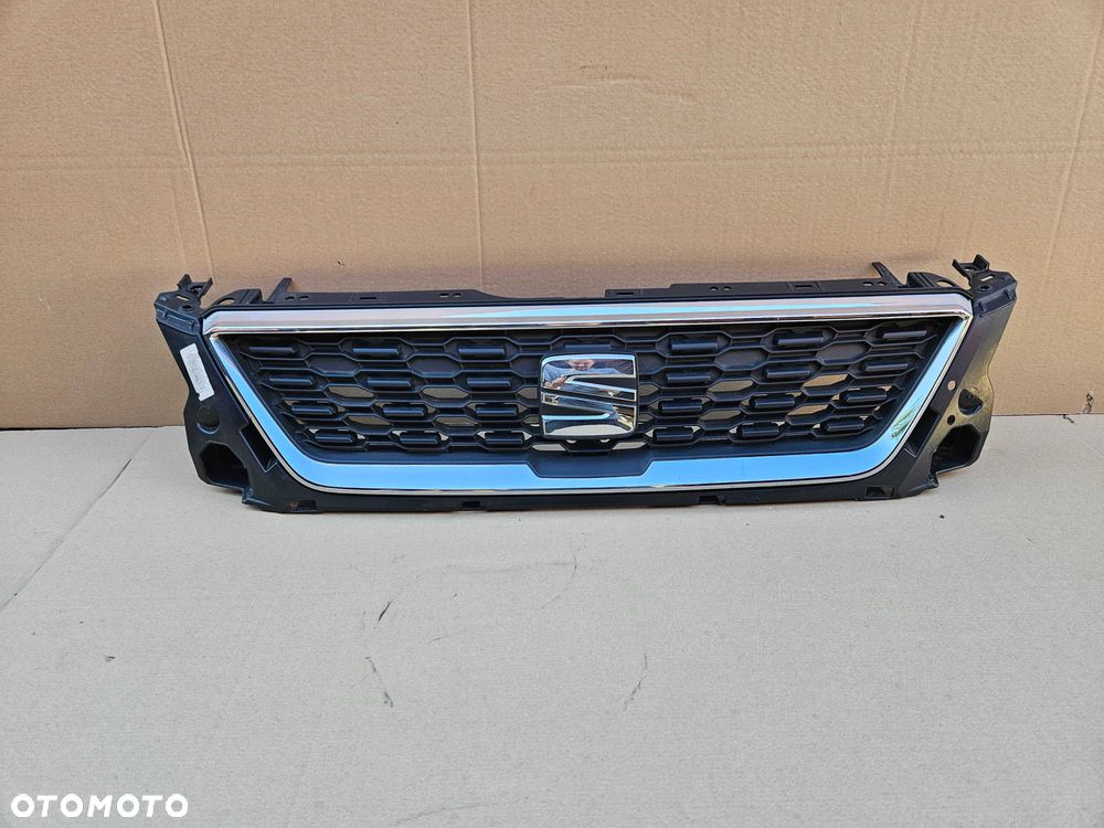SEAT IBIZA 5 V 17- grill gril atrapa zderzaka chrom kratka 6F0853654D - 7
