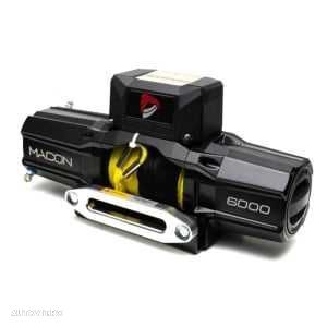 Troliu electric Macon Wild 6000lbs (2727KG) 12V cablu sintetic 15m - 2