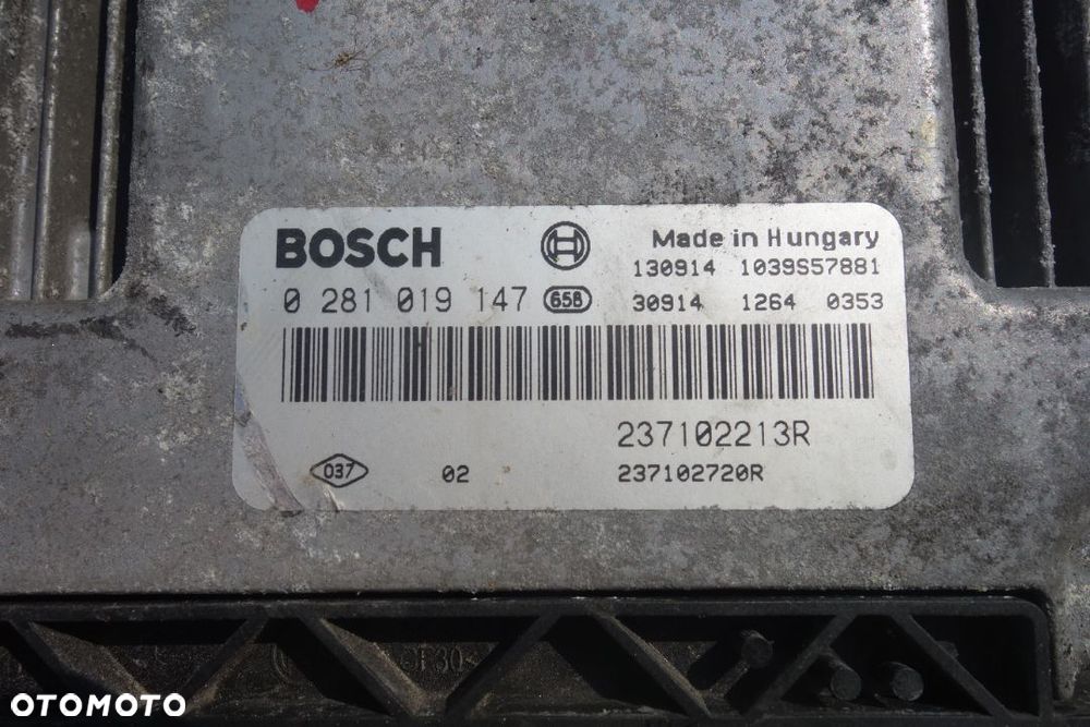 KOMPUTER STEROWNIK SILNIKA DACIA RENAULT 237102213R - 2