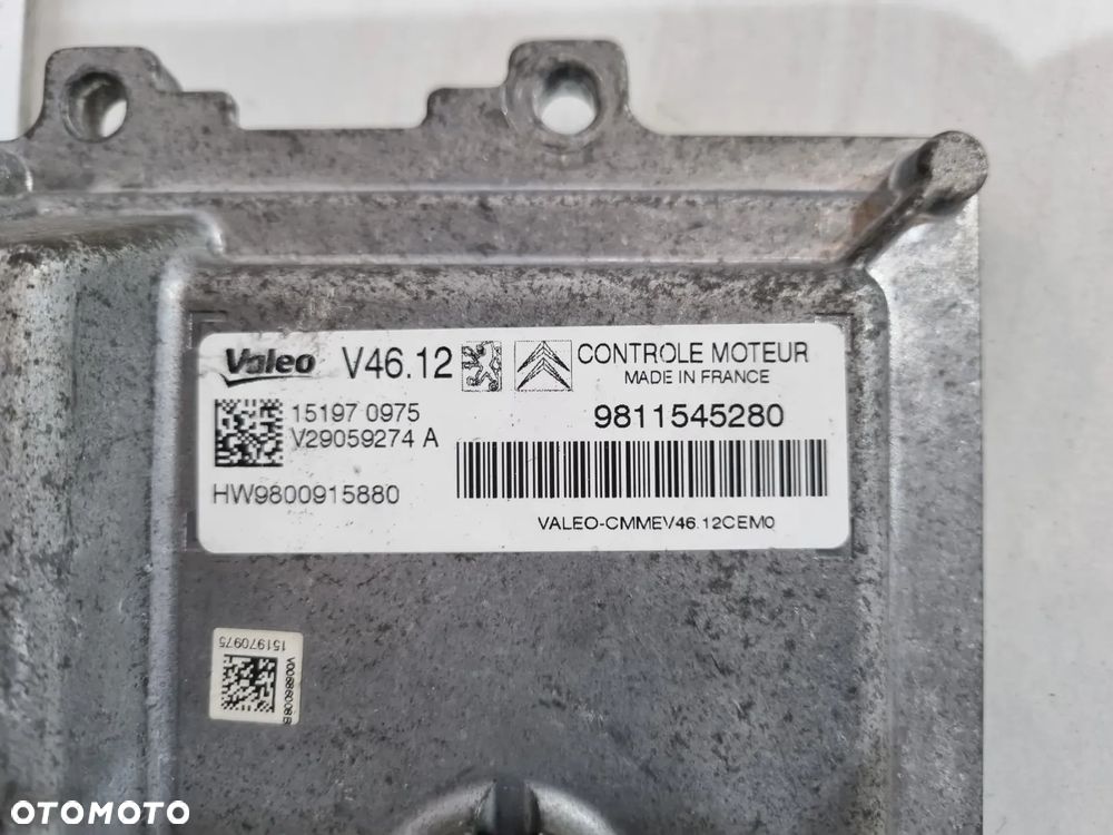 PEUGEOT 208 II 2008 II C3 III KOMPUTER STEROWNIK SILNIKA 9811545280 - 6