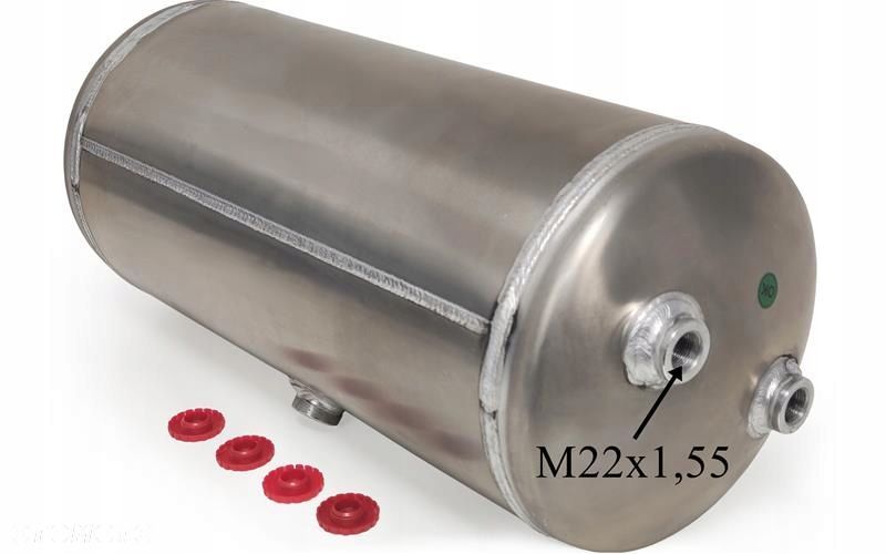 zbiornik powietrza man mercedes scania daf 25l aluminiowy - 1