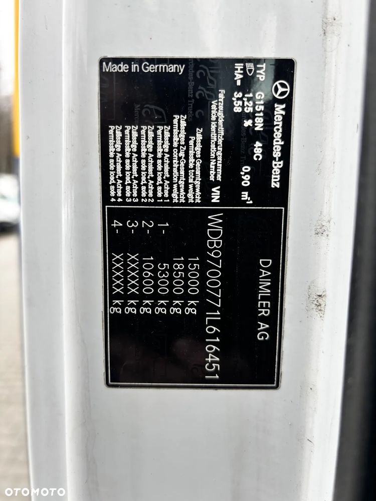 Mercedes-Benz ATEGO 1518,,1523,,1524,,1218,,1221,,1223,,1224,,1018,,818 KONTENER IZOTERMA PODWOZIE DO ZABUDOWY KILKA SZTUK - 12