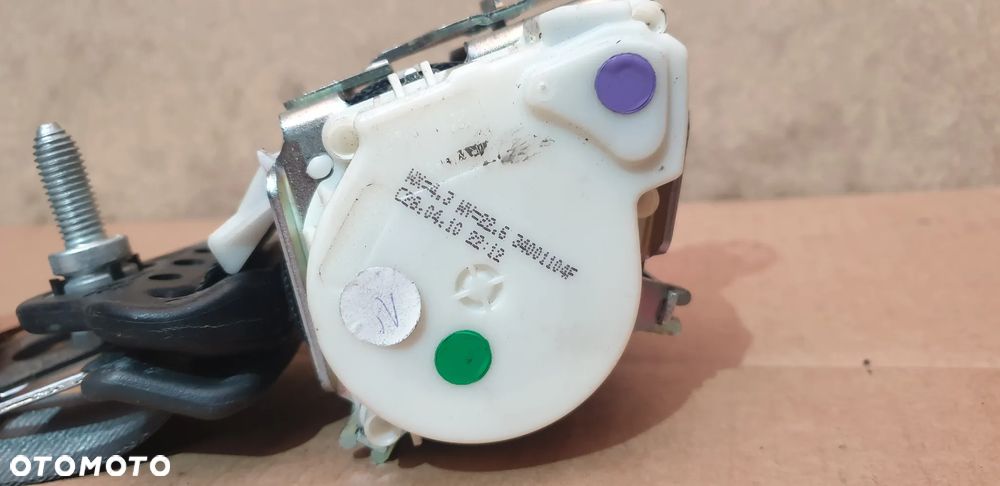 Renault Clio III Pasy Bezpieczeństwa Pasażera Lewy Tył L.T. - 2