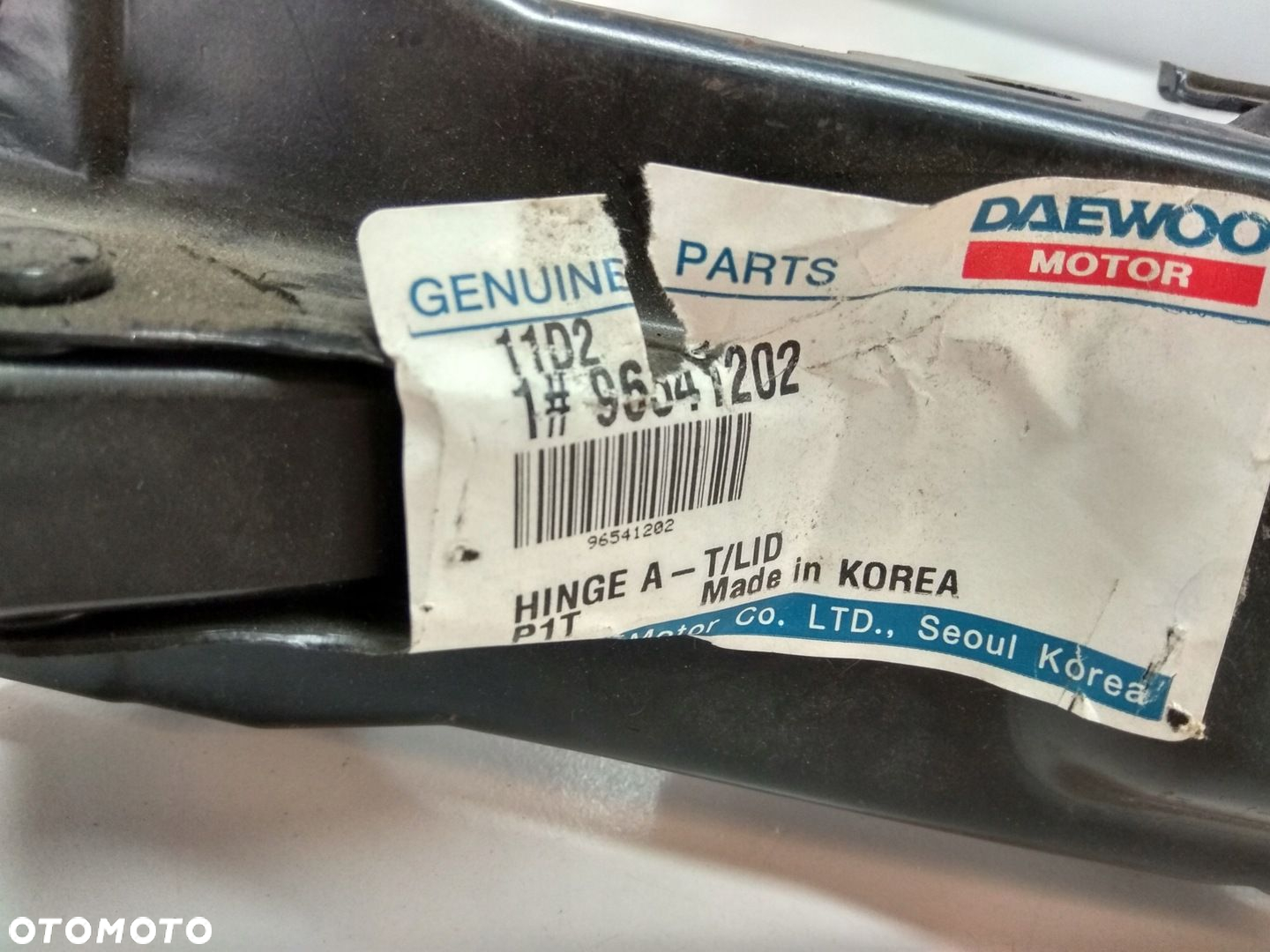 AVEO T200 KALOS SEDAN ZAWIAS BAGAŻNIKA PRAWY NOWY 96541202 - 2