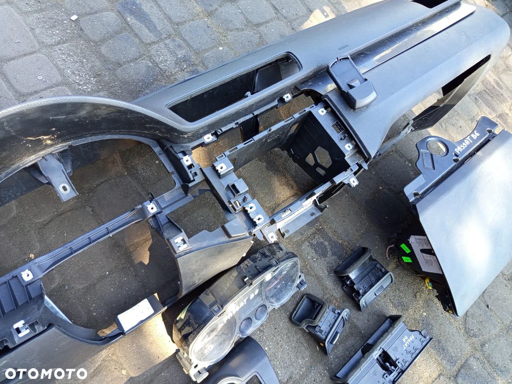 DESKA ROZDZIELCZA KONSOLA VW PASSAT B7/B6 Z PODUSZKĄ PASAŻERA - 3