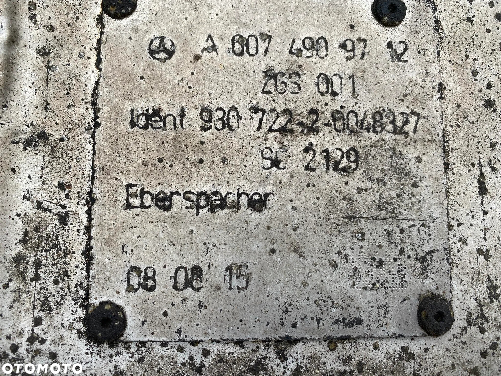 MERCEDES ATEGO MP3, EURO 6 - KATALIZATOR,WYDECH A 007 490 97 12 - 6