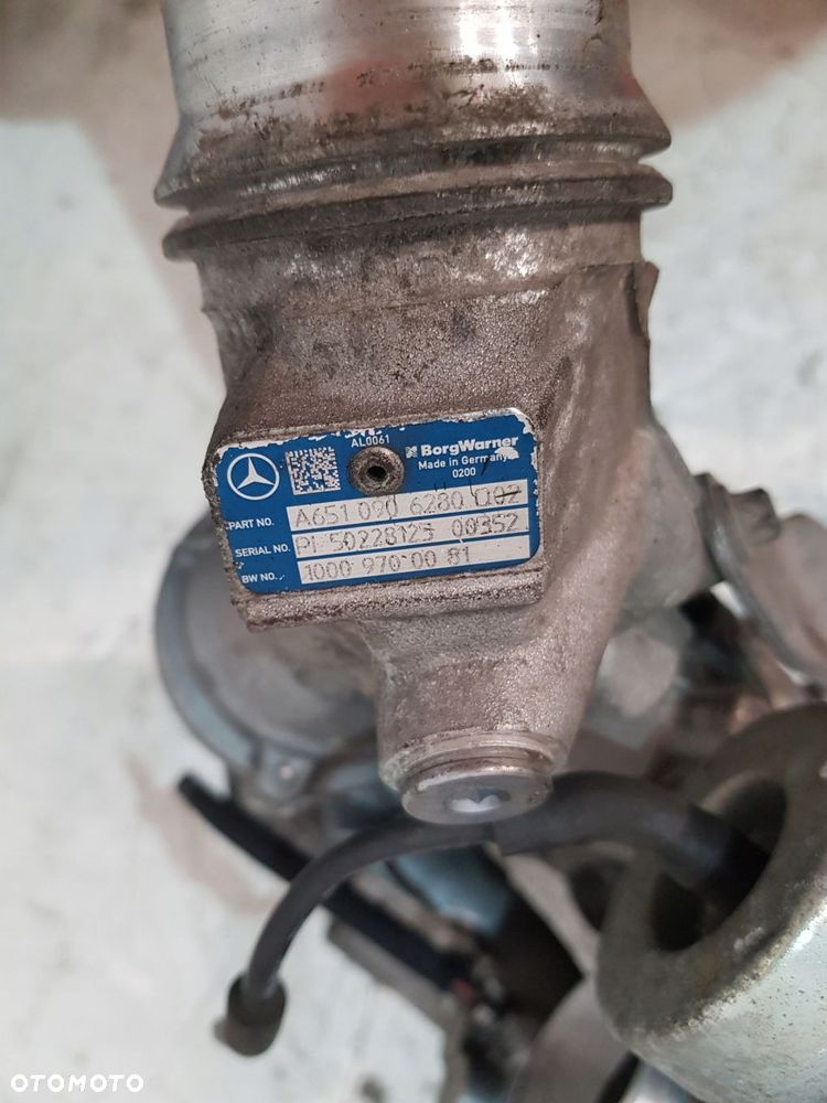 turbosprężarka turbo a6510902880 mercedes w212 lift 2.2 cdi - 10