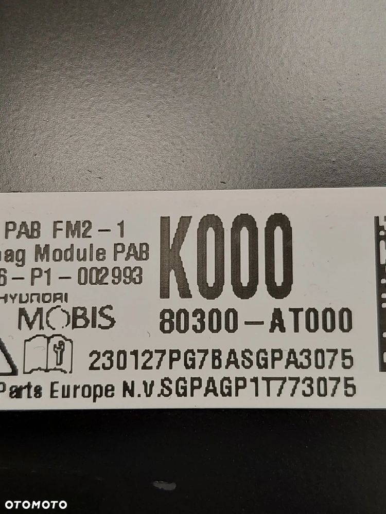 Kia Niro II SG2 poduszka powietrzna pasażera Airbag 80300AT000 OEM - 8