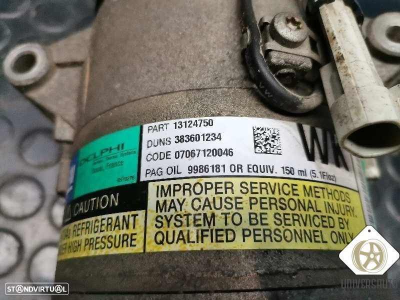 COMPRESSOR AR CONDICIONADO OPEL ASTRA H 2007 - 2