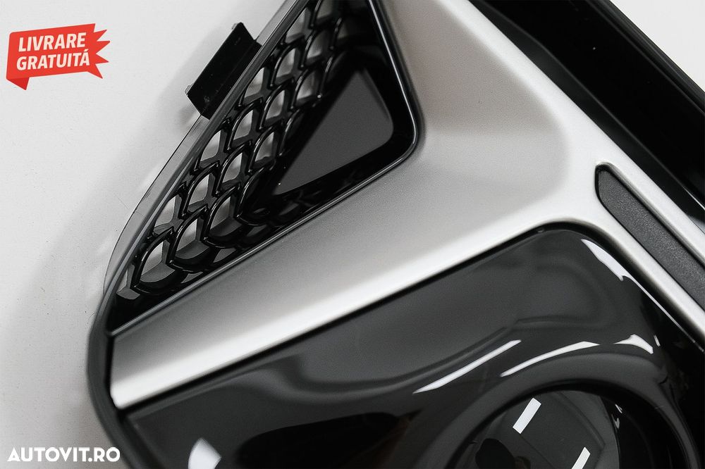 Grile Laterale Audi A4 B9 Sedan Avant (2016-2018) RS4 Design Silver Edition- livrare gratuita - 8