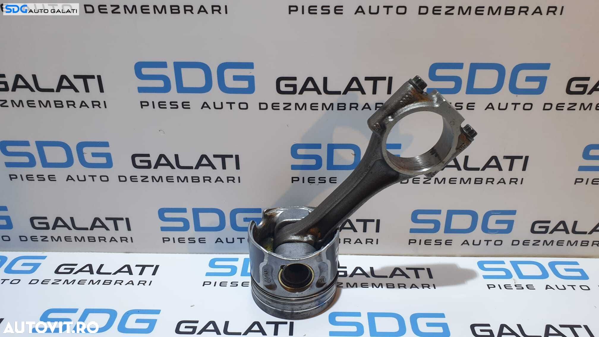 Piston Pistoane Complete cu Biela Skoda Superb 2 1.9 TDI BLS 2008 - 2015 Cod 038G - 1