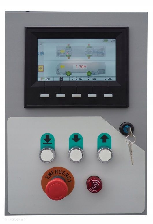 PK8500W NORTEC PRO 8,5T – Mobilny podnośnik kolumnowy do samochodów ciężarowych, autobusów i pojazdów specjalnych (zestaw 4 kolumn) - 13