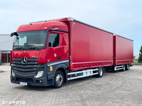 Mercedes-Benz ACTROS 1840 / ZESTAW TANDEM 120 M3 / MIRROR CAM / 7,75 M + 7,75 M / SALON PL