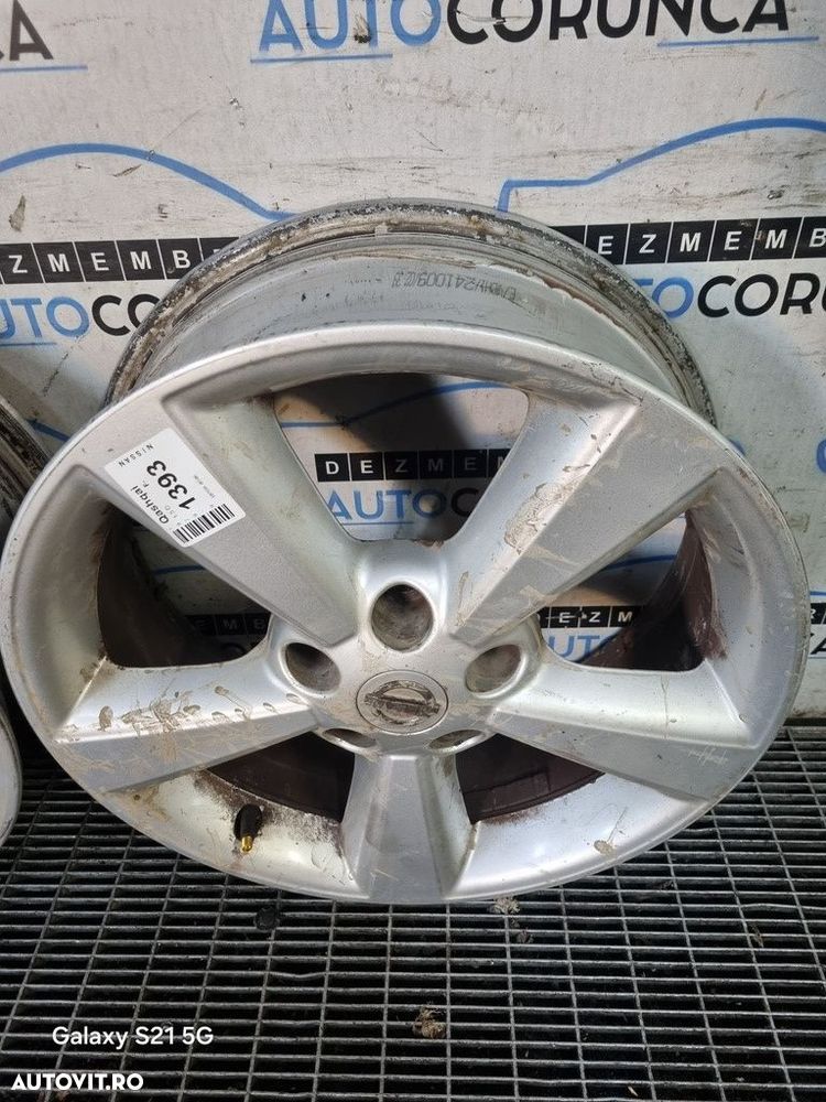 Jante aliaj Nissan Qashqai 2007 - 2010 (1393) R17 Et 55 5*115 - 4