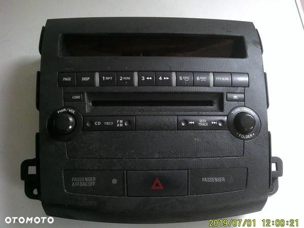 CITROEN C CROSSER RADIO KOMPLETNE 8701A277 8002A538XA