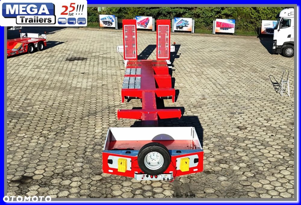 Mega Nisko-podłogowa 3 osie, 18,60 m dł., ZAGŁEBIENIA NA KOŁA pod maszyny leśne i budowlane !!! - 7