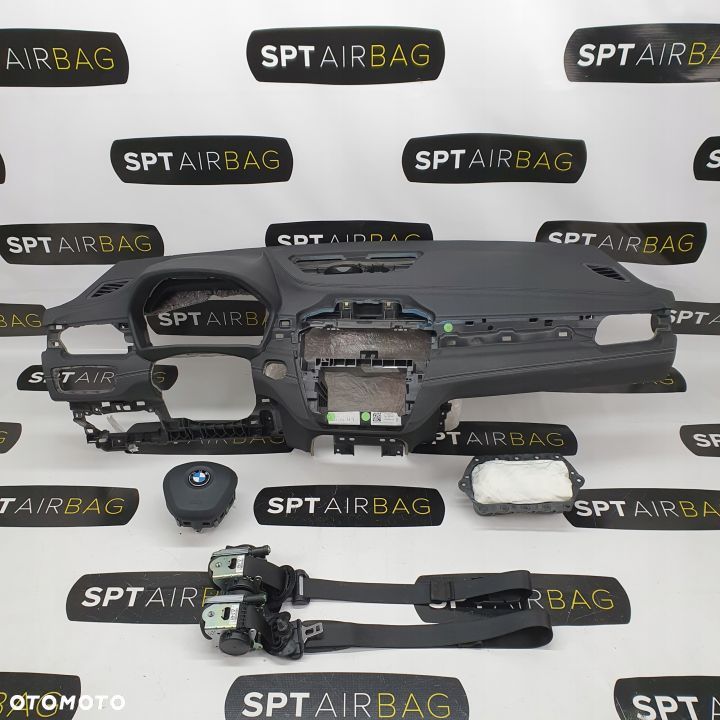 BMW X2 F39 DESKA ROZDZIELCZA NITKA KONSOLA KOKPIT PULPIT PODUSZKI AIRBAG AIR BAG PASY KIT SET - 1