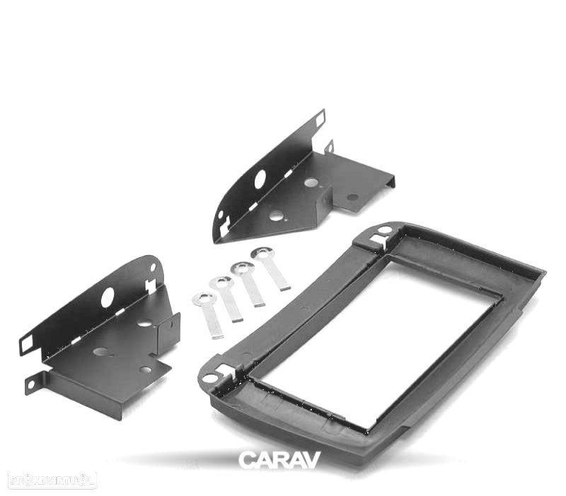 MOLDURA ADAPTADOR PRETO PARA RADIO 2-DIN MERCEDES W220 CLASE S - 1