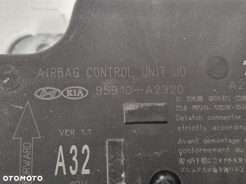 KIA CEED II 2 MODUŁ SENSOR PODUSZEK POWIETRZNYCH AIR BAG 95910-A2320 - 3