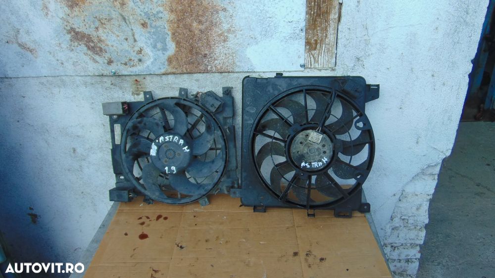 Electroventilatoare clima/radiator apa Opel Astra H,Zafira b,1.9 CDTI an 2007 cod 13147279 - 1