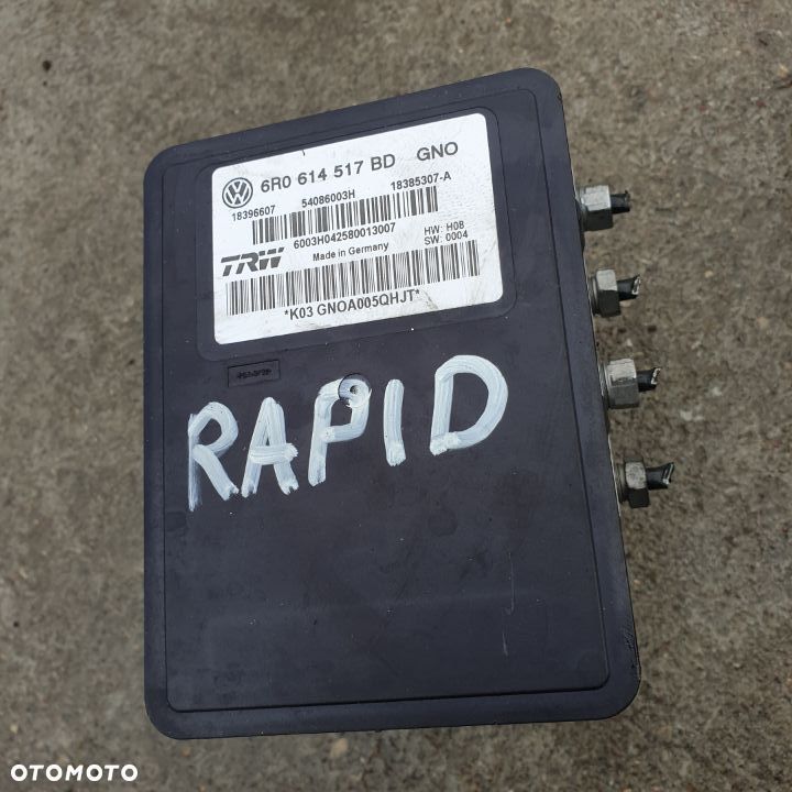 SKODA RAPID 1.2 TSI POMPA ABS 6R0614517BD  13R