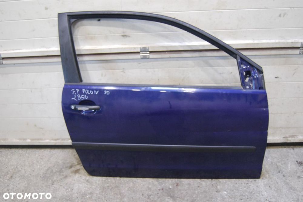 DRZWI PRAWY PRZÓD PRAWE PRZEDNIE VW POLO IV 9N1 3D LB5N - 1