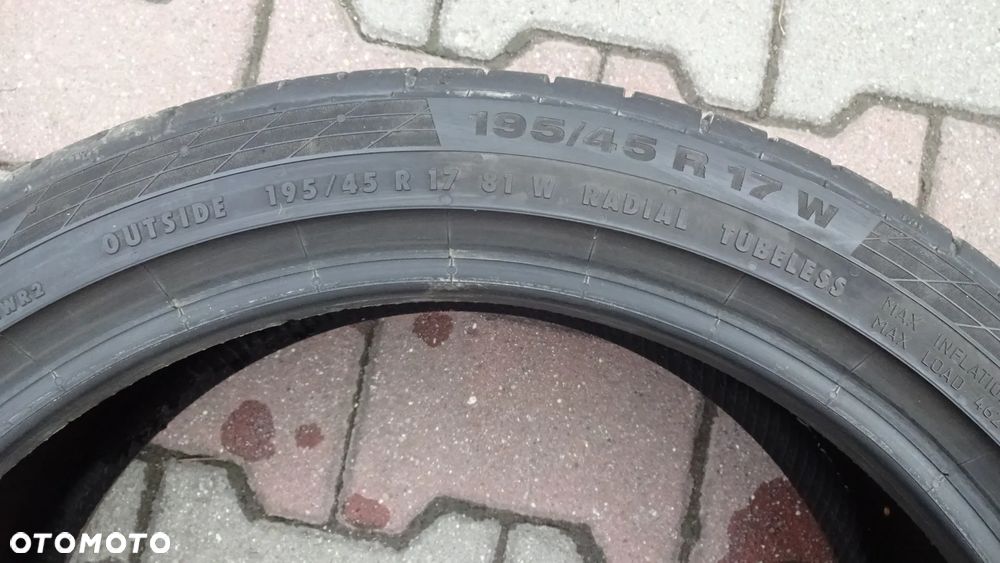 Opona letnia 2 szt. Continental ContiSportContact 5 195/45R17 81 W opony - 8