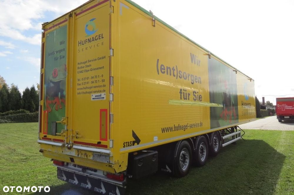 Stas NACZEPA RUCHOMA PODŁOGA STAS S300ZX 2x OŚ PODNOSZONA PILOT SPROWADZONA z Niemiec 1. WŁAŚCICIEL - 8