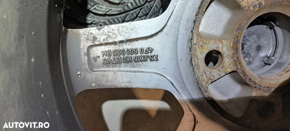 Jante 16 Roti Audi 225 55 16 4F0601025BH 7,5J x 16 ET45 - 7