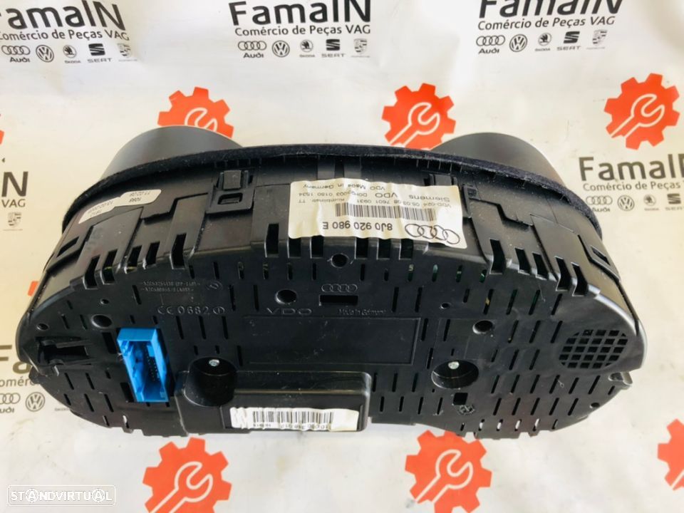 Quadrante UK Audi TT 8J (2007- - 3