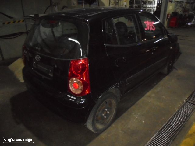 Carro MOT: G4HE  CXVEL: M5CF1 KIA PICANTO 1 FASE 2 2011 1.0I 62CV 5P PRETO GASOLINA - 3