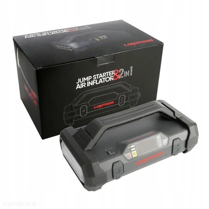 Jump Starter Lokithor JA301 BOOSTER HD 12V 1000A Kompresor Powerbank LED - Warszawa - 7