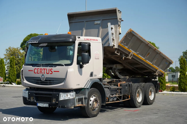 Renault KERAX 370 / 6x4 / WYWROTKA 2- STRONNA / HYDROBURTA  / MANUAL