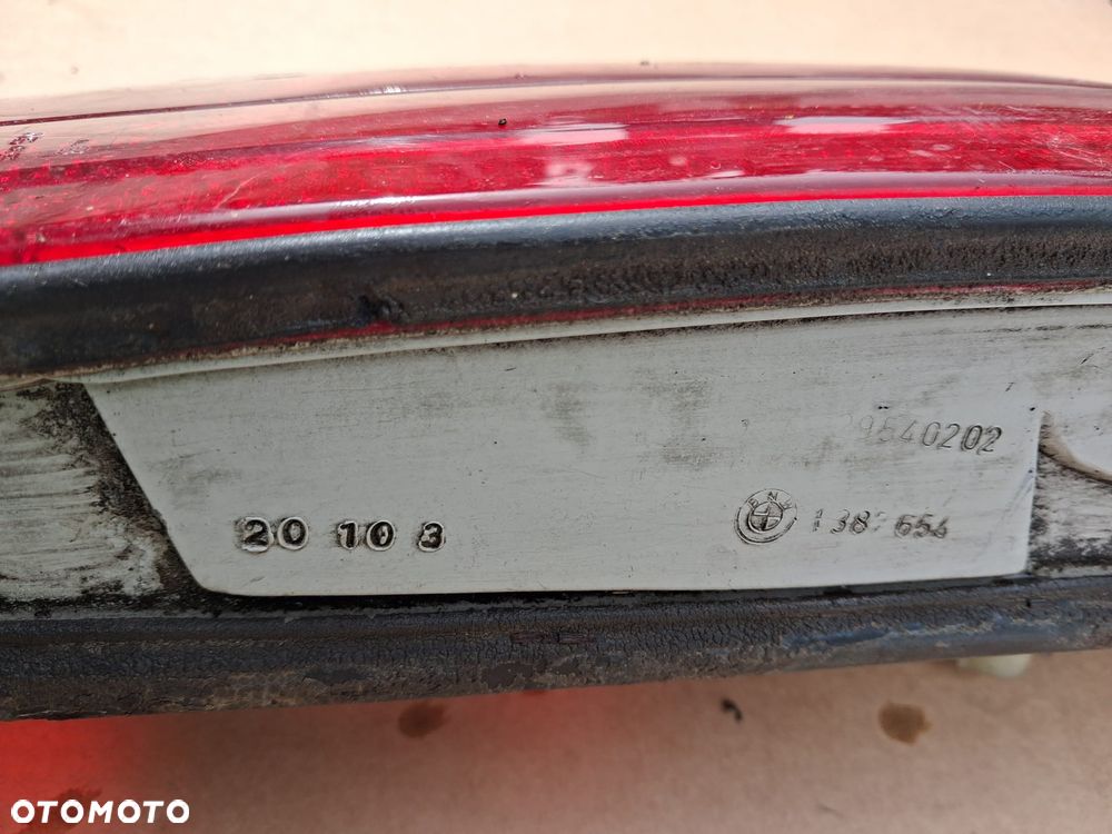 Lampa tył BMW E36 COUPE prawa lewa  1387653    1387654  OE - 8