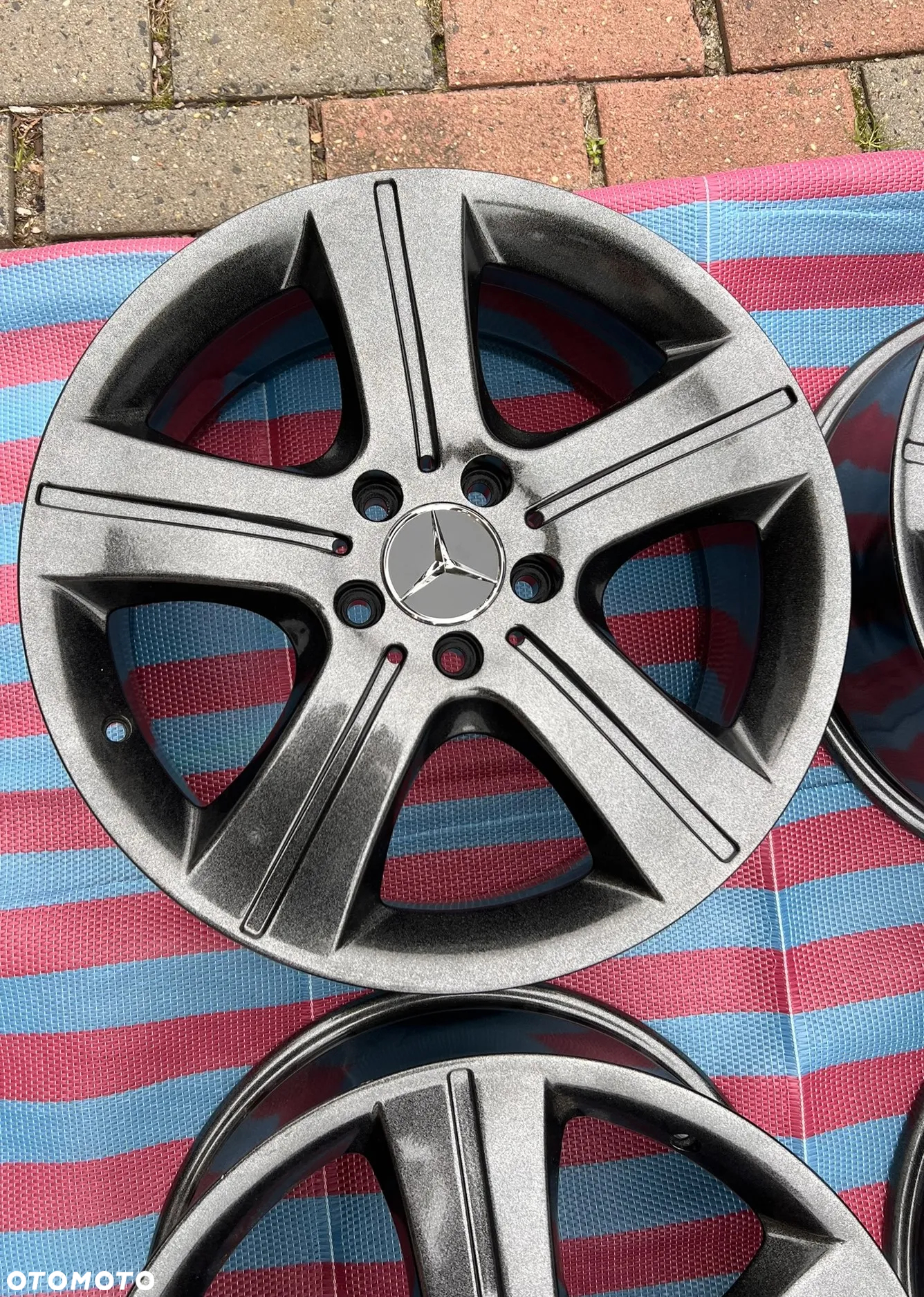 Alufelgi 18 cali oryginalne Mercedes ML GL W164 ori czujniki ciśnienia - 3