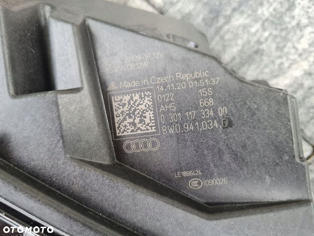 AUDI A4 S4 B9 Kompletne Lampy przód Full Led 8W0941033D, 8W0941034G - 14