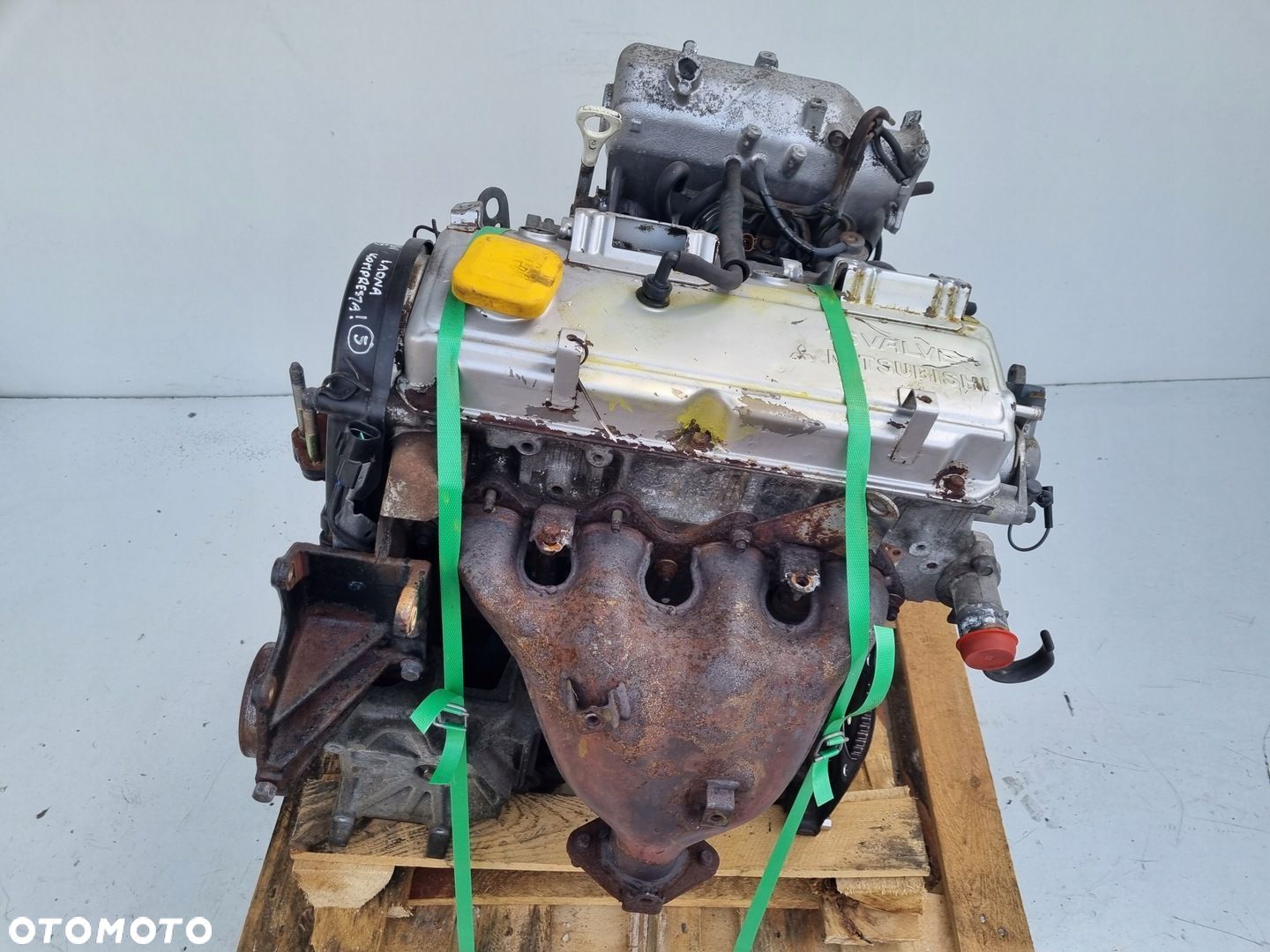 SILNIK Mitsubishi Galant VIII 2.0 16V test 4G63 - 1